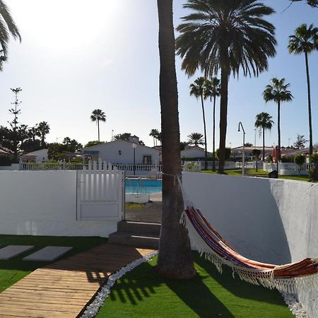 White Exclusive Bungalow. 2 Rooms, Garden & Pool. มาสปาโลมาส ภายนอก รูปภาพ